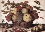 AST, Balthasar van der Basket of Fruits vvvv oil painting on canvas